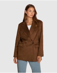 Belle & Bloom - Charmer Faux Suede Blazer