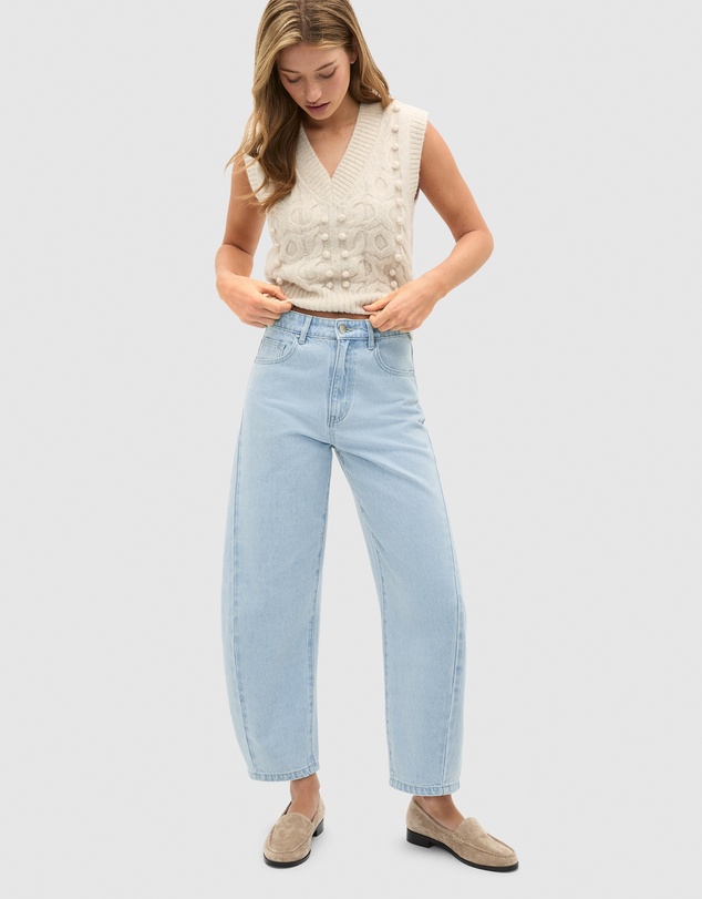 Seed Heritage - Pom Pom Cable Knit Vest