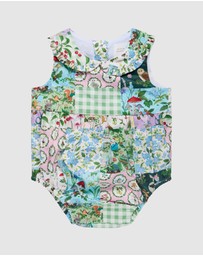 Fleur Harris - 'The Magic Faraway Tree' Pretty Patchwork Romper in Patchwork