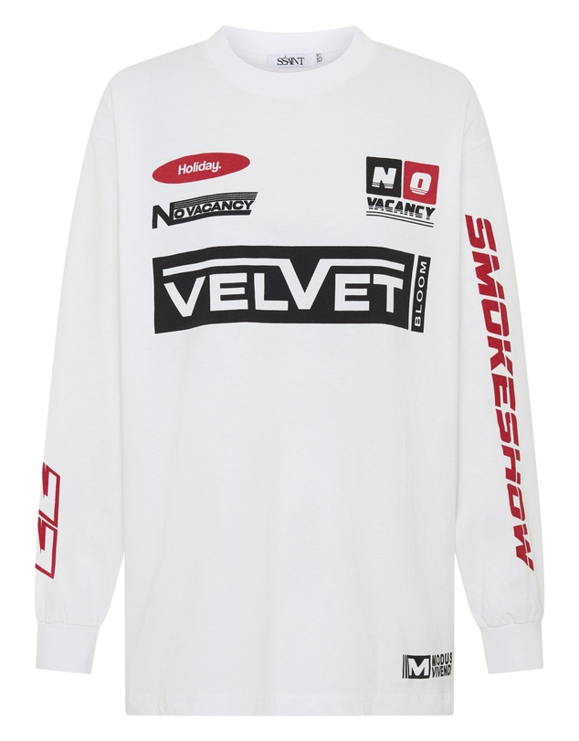 SSAINT - Signature Moto Tee White