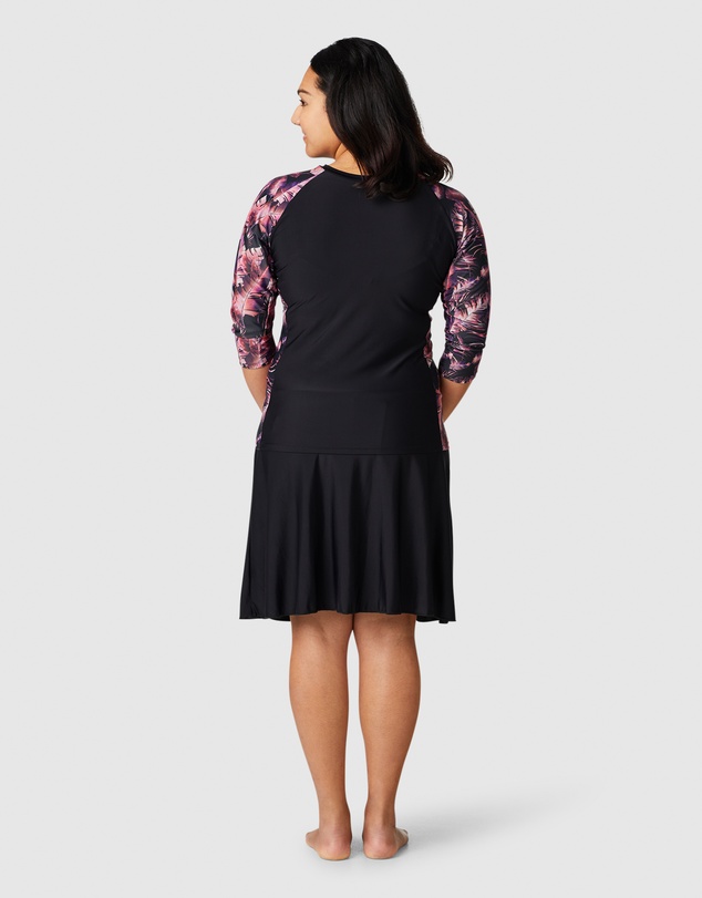 Modest Mermaid - Relaxed fit 3/4 palm top SPF50+
