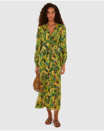 Farm Rio - Long Sleeve Kafthan