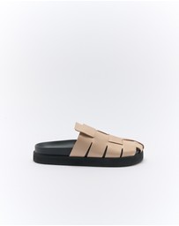 Walnut Melbourne - Dune Leather Mule