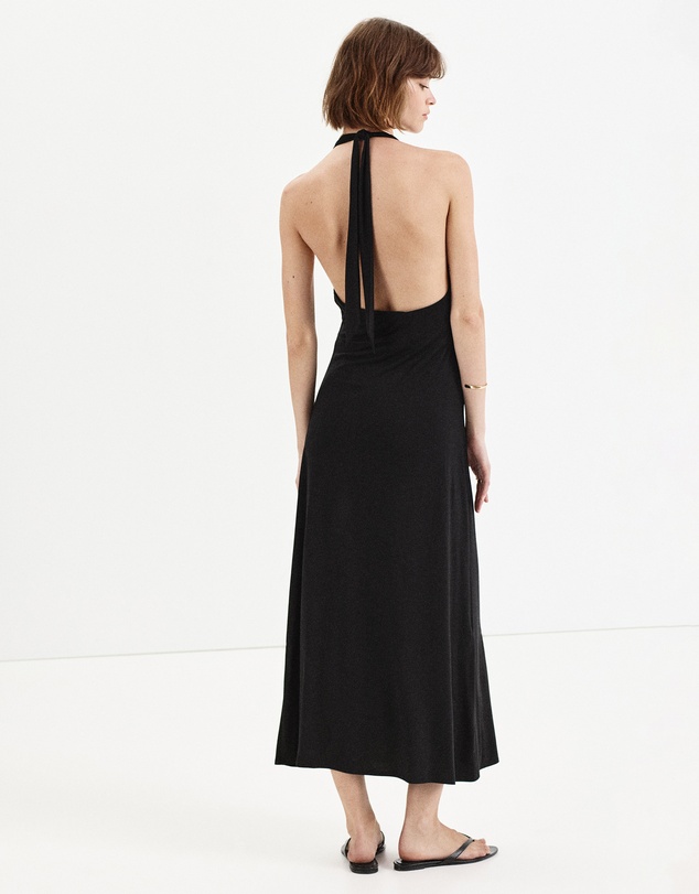 M.N.G - Draped Halter Dress