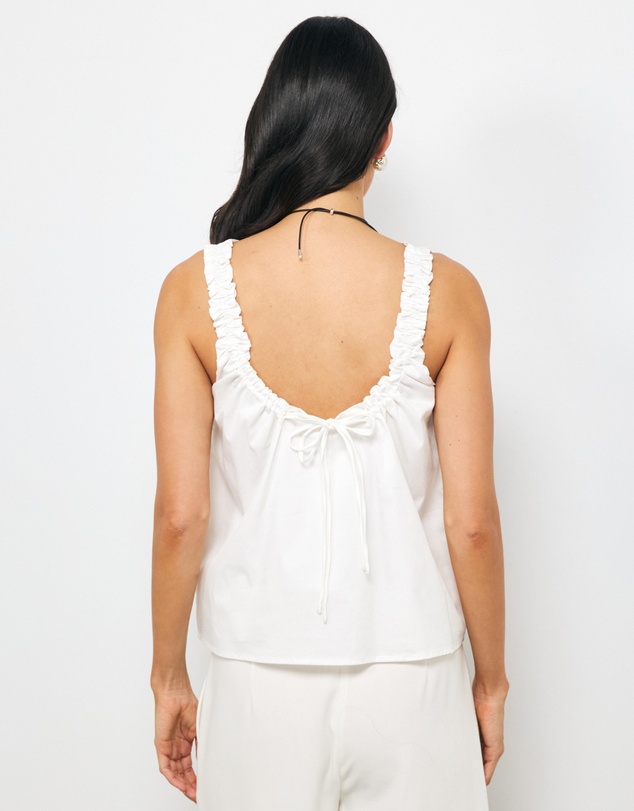 AERE - Vaila Cotton Poplin Top