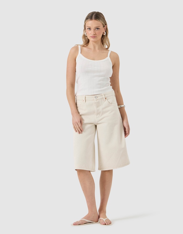 Rolla's - Pointelle Cami - White