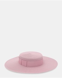 Morgan & Taylor - Macy Racewear Boater in Dusty Pink
