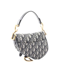 Pre-Loved by Azura Reborn - Pre-Loved Mini Oblique Canvas Saddle Bag