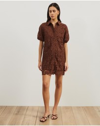 Atmos&Here - Rio Broderie Shirt Dress
