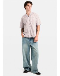 Arvust - Box Striped Short Sleeve Shirt