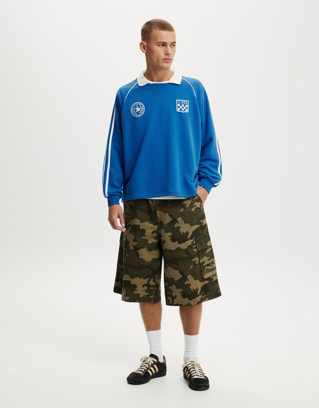 Cotton On - Raglan Polo Fleece