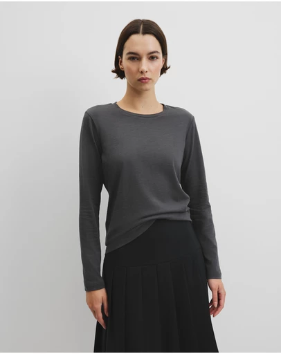 Country Road - Australian Good Earth Cotton Textured Slub T-shirt