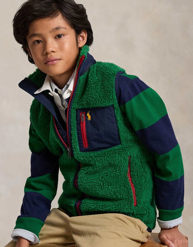 Polo Ralph Lauren - Teddy Fleece Hybrid Vest - Teens
