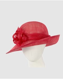Max Alexander - Sinamay Red Fashion Hat