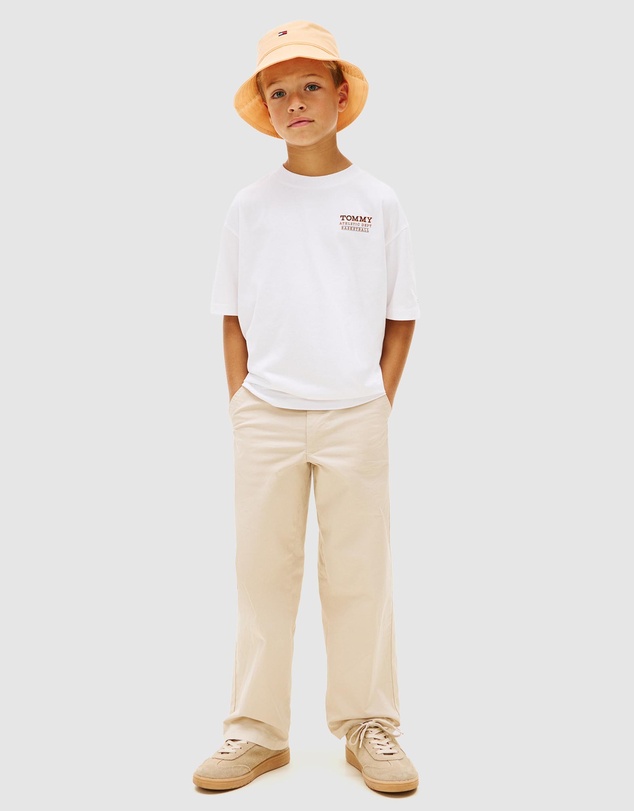 Tommy Hilfiger - Back Graphic Crew Neck T-Shirt - Teens