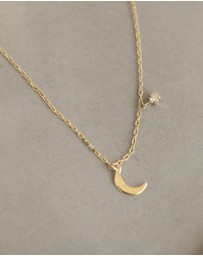 Luna Rae - Solid Gold - Luna Diamond Necklace