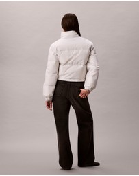 Calvin Klein - Allover Emblem Logo Puffer Jacket