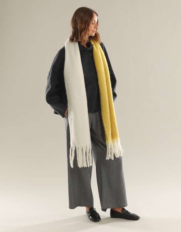Morgan & Taylor - Cosette Chunky Two-Toned Scarf in Yellow