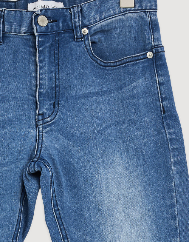 Revibe - Repaired Assembly Label Womens Denim Straight Leg Jean - AU 28
