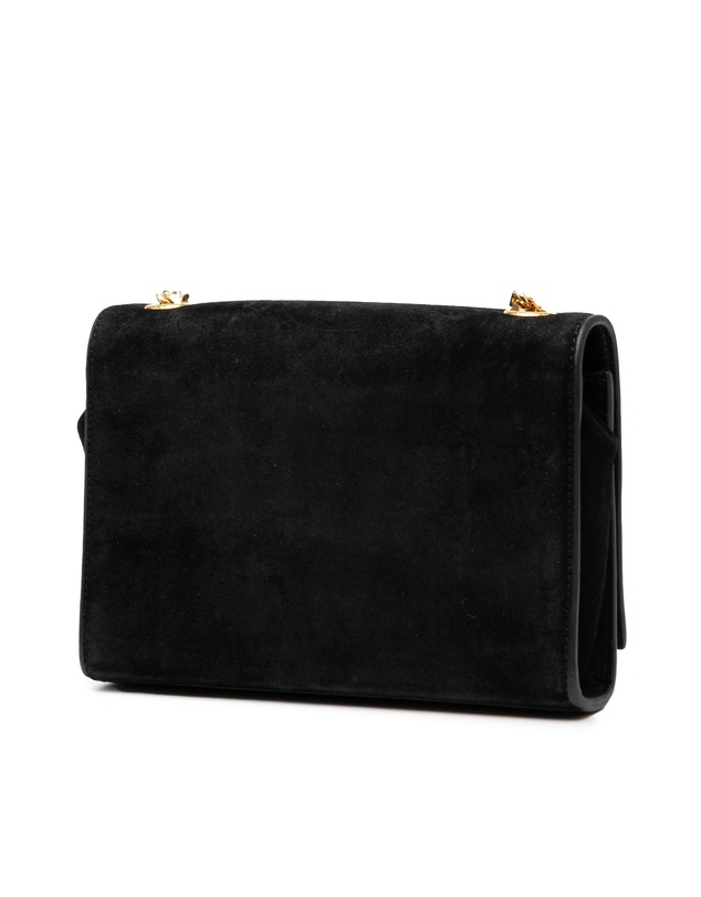 Pre-Loved by Azura Reborn - Pre-Loved Small Suede Monogram Kate Tassel Crossbody