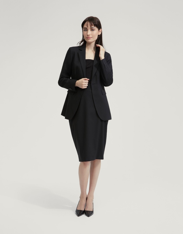 Oxford - Peggy Wool Stretch Suit Skirt