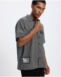 Thrills - Cut Shattered Cropped Short Sleeve Shirt