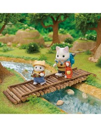Sylvanian Families - Exciting Exploration Set Latte Cat Brother and Baby