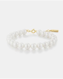 Ania Haie - Gold Classic Shell Pearl Beaded Bracelet