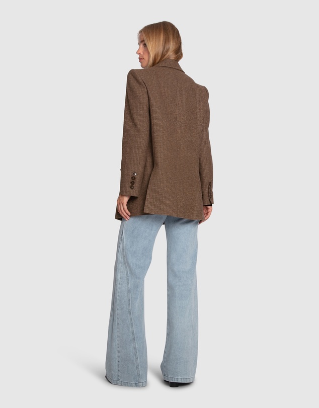 Belle & Bloom - Big Brother Talk Wool Blend Blazer