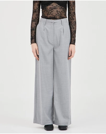 FRIEND of AUDREY - Gia Grey Marle Trouser