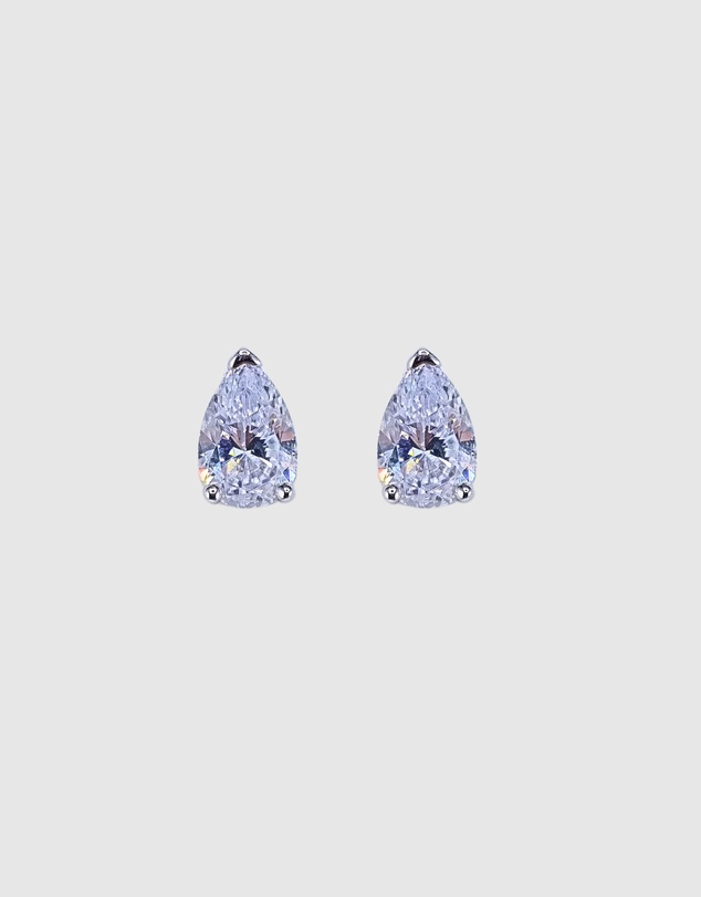 Izoa - Teardrop Stud Earrings