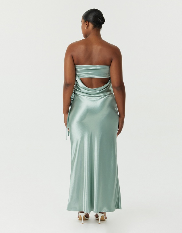 Third Form - Satin Drape Bustier