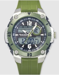 Maxum - Maverick Green Ana Digi Watch