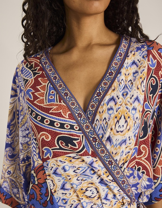 Tigerlily - Tali Mini Wrap Dress