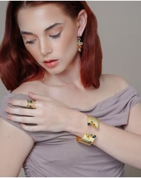 Meshca - Trio Spirit Bridge Ring