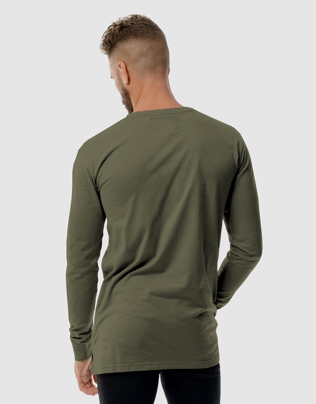 DVNT - Saxon Embroidery Long Sleeve Tee
