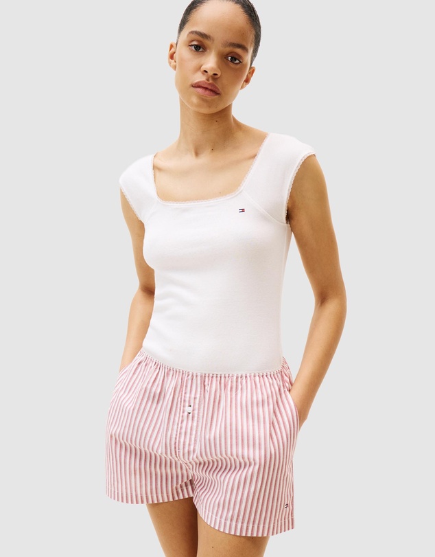 Tommy Hilfiger - Pointelle Poplin Set With Eyemask - Iconic Exclusive
