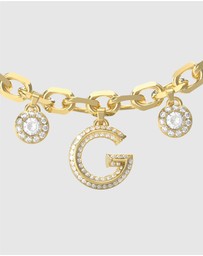 GUESS - Gold-Tone G Crystal Bracelet
