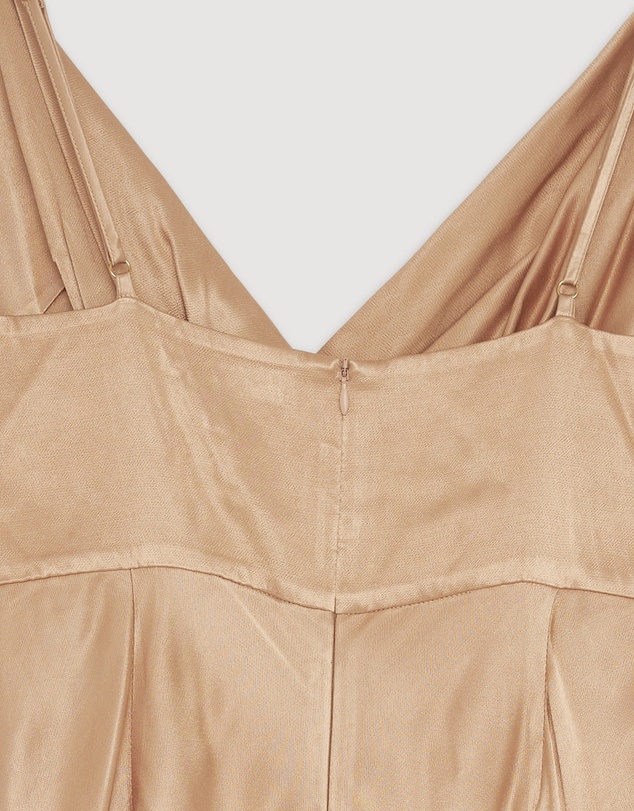 Revibe - Repaired Shona Joy La Lune Cross Draped Maxi Dress - AU 14
