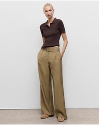 M.N.G - Paperbag Trousers With Belt