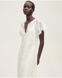 M.N.G - Moss Embroidered Dress