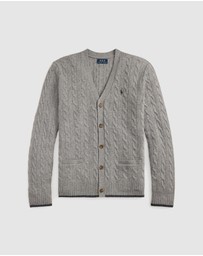 Polo Ralph Lauren - Cable-Knit Wool-Cashmere Cardigan