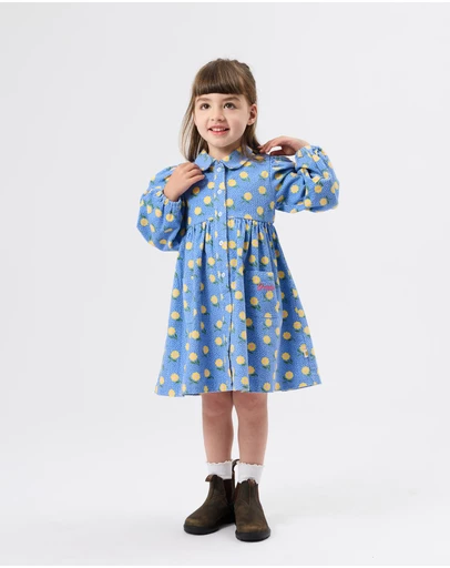 Goldie + Ace - Bianca Corduroy Collar Dress - Babies-Kids