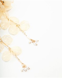 Lovisa - Acrylic Flower Large Drop Earrings