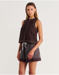 Jag - Ann Linen Open Back Top