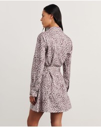 Jag - Leopard Denim Dress