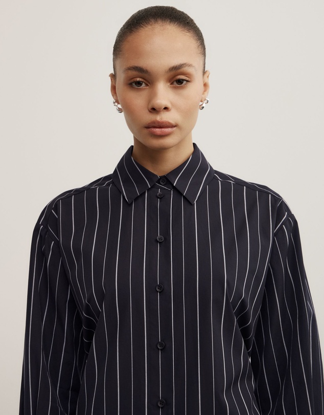 Witchery - Tie Back Pinstripe Shirt