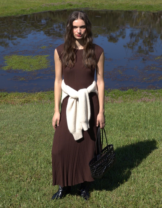 AERE - Tori Rib Knit Dress