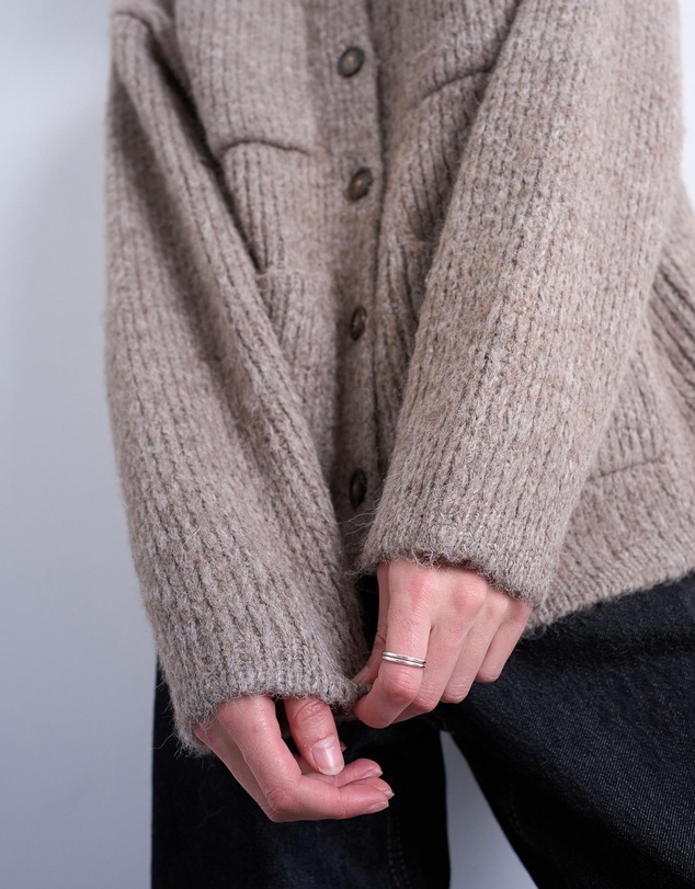 TOPSHOP - Topshop Knitted Double Pocket Jacket