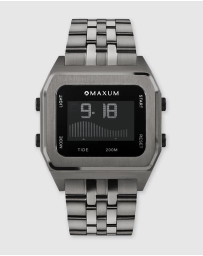 Maxum - Raglan Tide Watch in Gunmetal